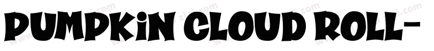 Pumpkin Cloud Roll字体转换